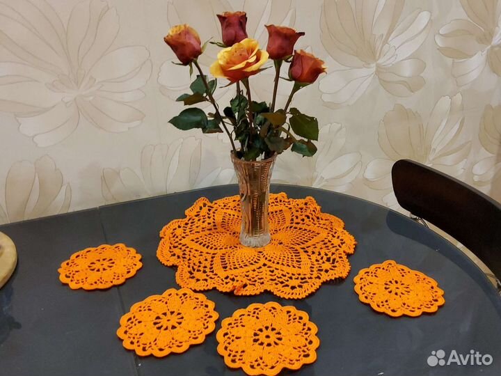 Салфетки вязаные крючком