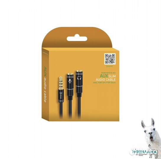 Разветвитель AUX 3.5 (микрофон и наушники)