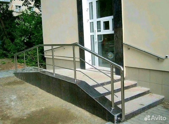 Перила с поручнем пвх