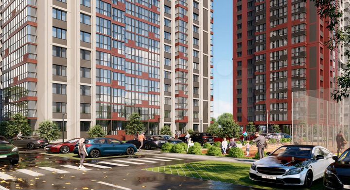 Квартира-студия, 30,6 м², 6/20 эт.