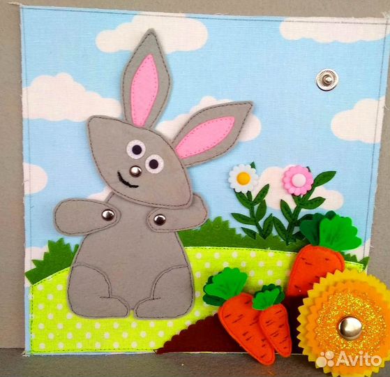 Книжка - малышка из фетра