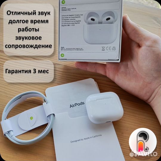 Оригинальные Apple Airpods 3 на гарантии