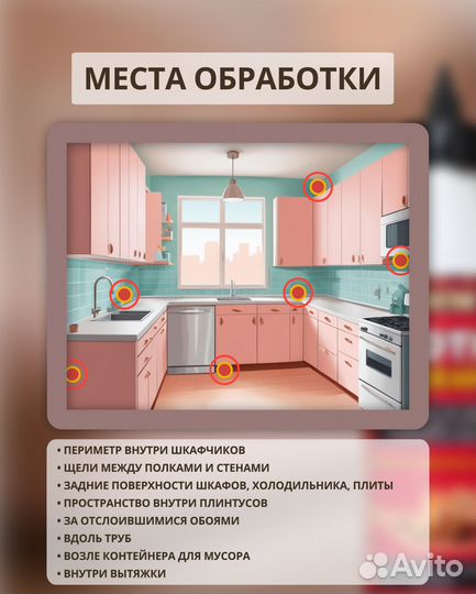 Gektor (Гектор) против тараканов 500 мл / 150 гр