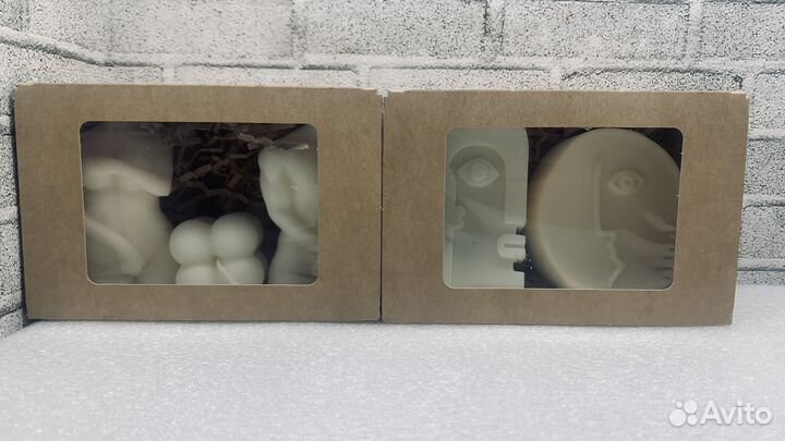 Набор ароматизированных свечей ручной работы