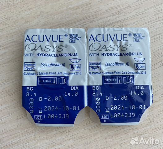 Линзы контактные