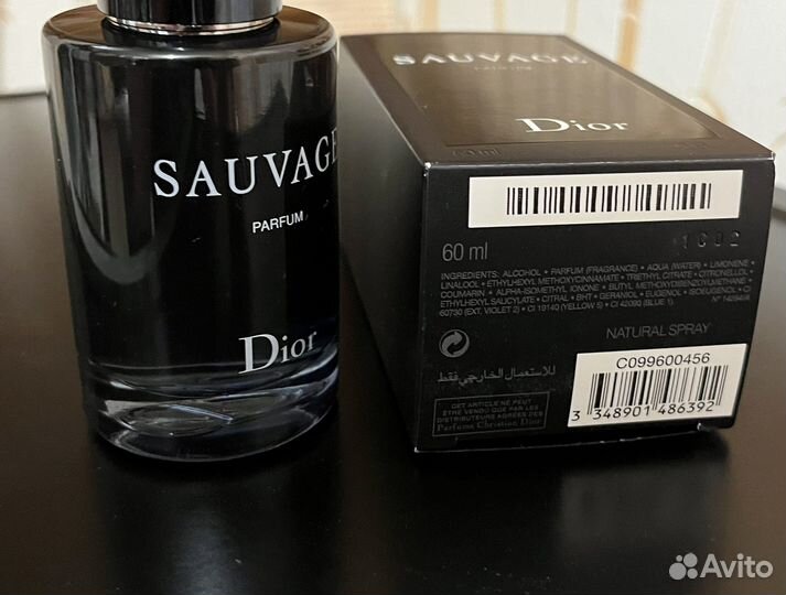 Dior Sauvage Parfum оригинал