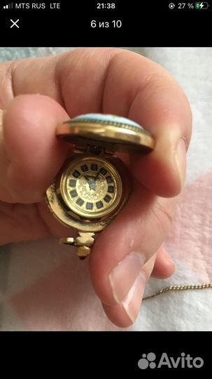 Часы -кулон