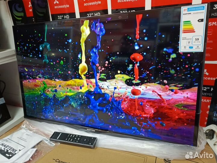 Телевизор SMART tv 32 дюйма новый