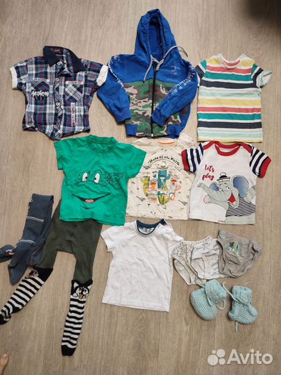 Пакет вещей на мальчика 74-80