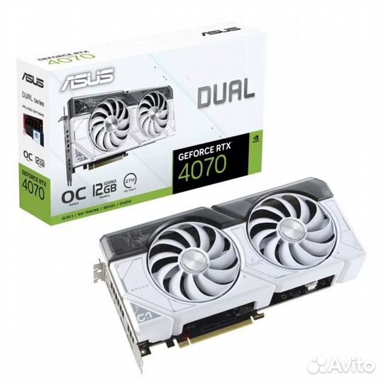 GeForce RTX 4070 Asus Dual White OC Edition