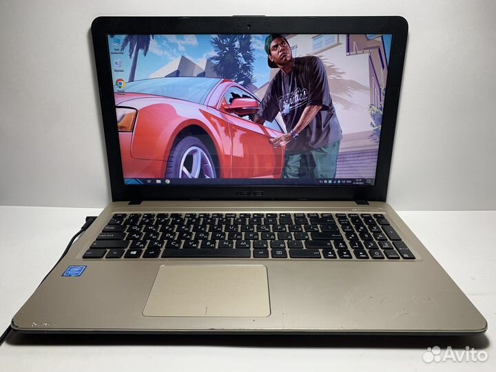 Мощный ноутбук Asus 4ядра/4gb/ssd240gb