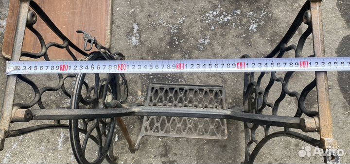 Основание станина от швейной машинки чугун СССР 2