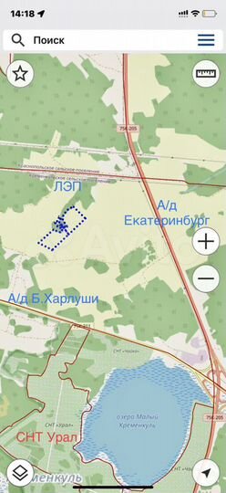 Участок 5,1 га (СНТ, ДНП)