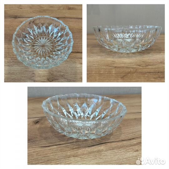 Ваза хрустальная, конфетница, салатник