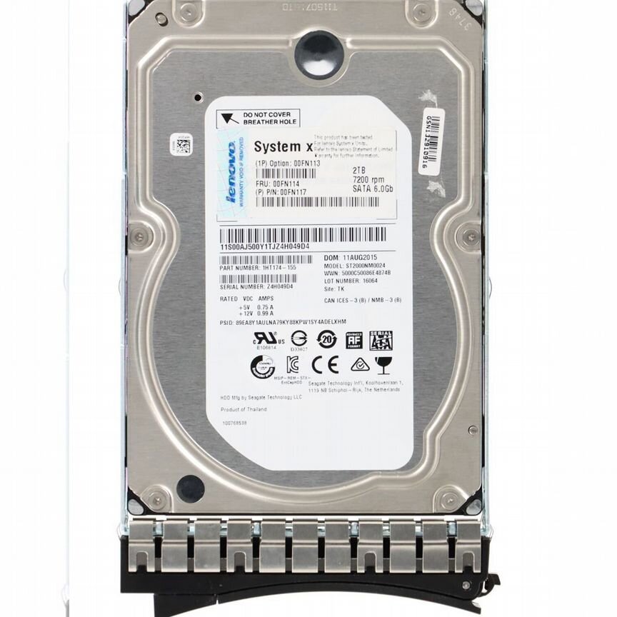 [00FN113] Жесткий Диск Lenovo 2tb Sata3 3.5" Hdd 00fn113