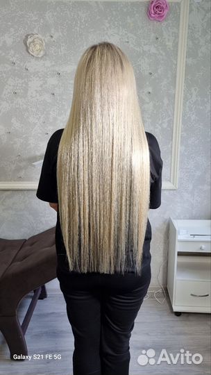 Наращивание волос.Цветные пряди