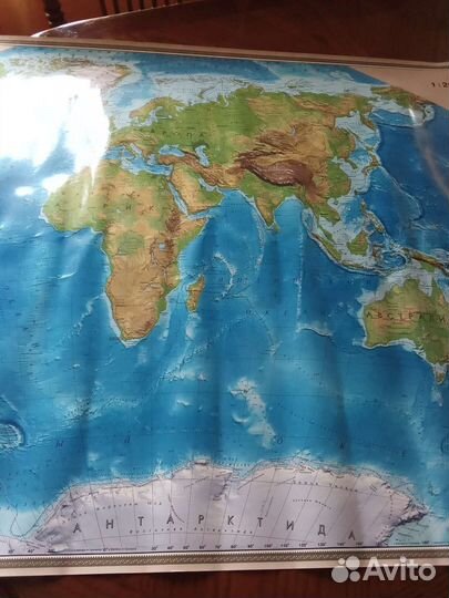 Карта мира на стену