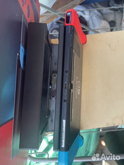 Nintendo switch rev 2 с играми + карта памяти