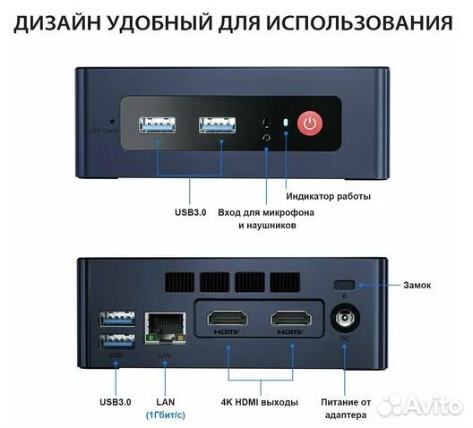 Мини компьютер Beelink