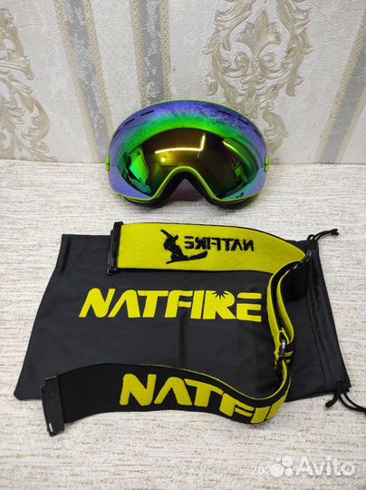Горнолыжная маска очки Natfire UV400