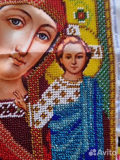 Икона вышивка бисером