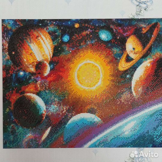 Алмазная картина готовая 40х50