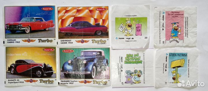 Наклейки вкладыши жвачек, кукла-мукла, Panini