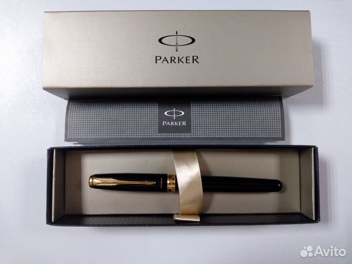 Ручка Parker Sonnet Laque Black GT роллер
