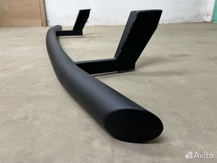 Защита Переда Нива Урбан Труба чёрный мат глянец