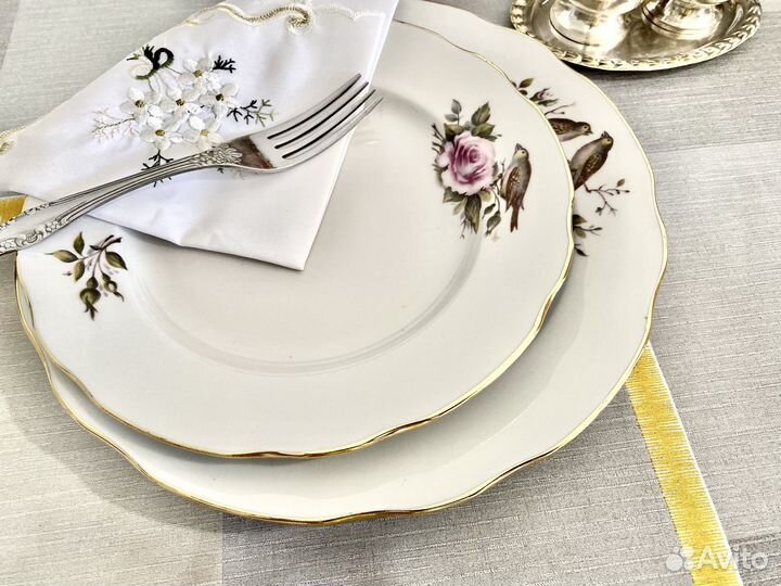 Столовый сервиз на 6 персон фарфор Дулево