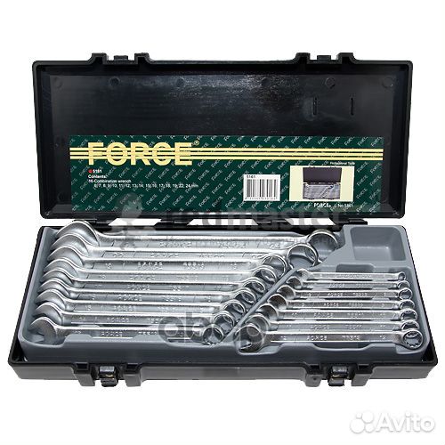 Набор ключей комбинированных 16пр. 6-24мм в кей