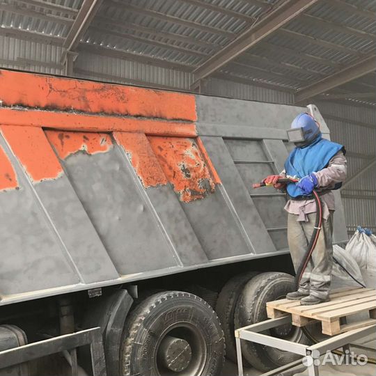 Пескоструйная обработка очистка