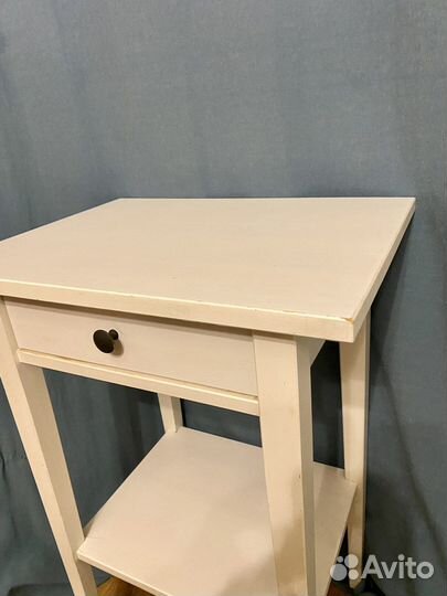 Тумба прикроватная IKEA хемнес белая