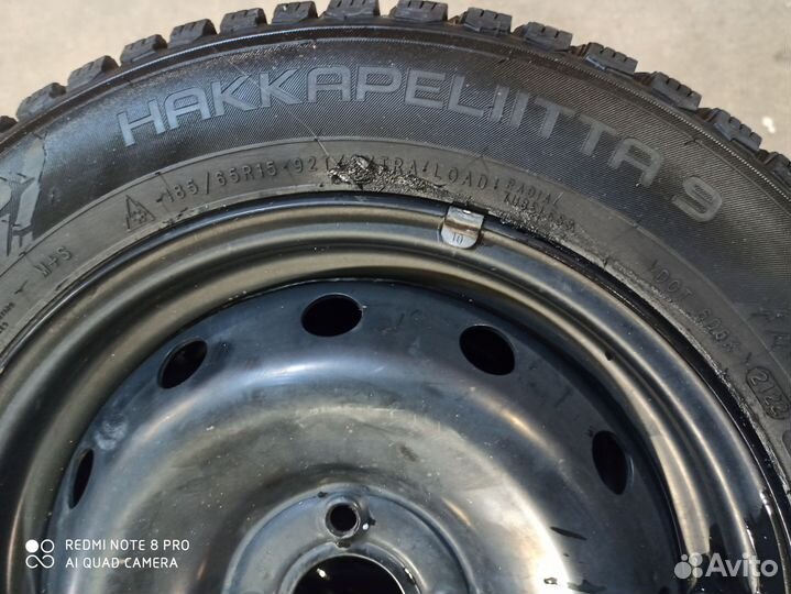 Колеса зимние 185 65 р15 Nokian tyresHakkapelitta9