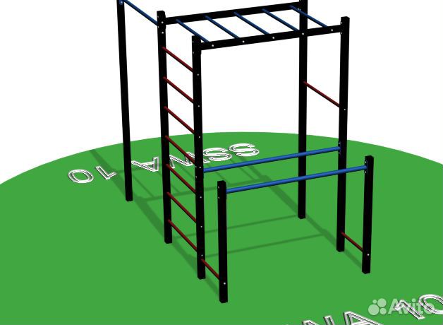 Спортивная площадка турник брусья рукоход