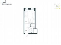 Квартира-студия, 19,4 м², 29/31 эт.