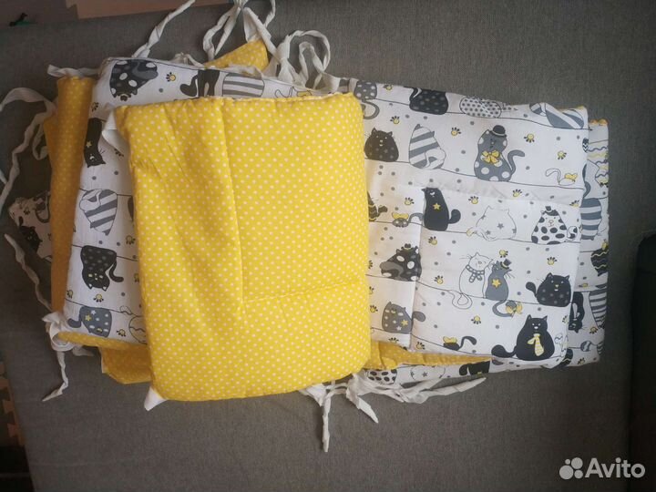 Бортики в детскую кроватку