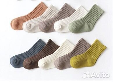 Носки в рубчик детские 5пар (набор)