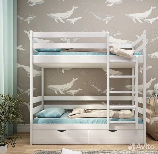 Детская двухярусная кровать