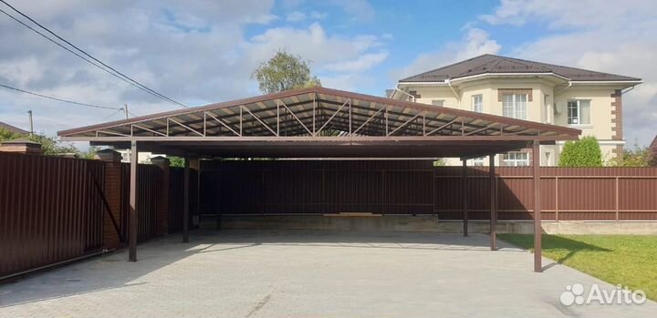 Арочный навес для авто