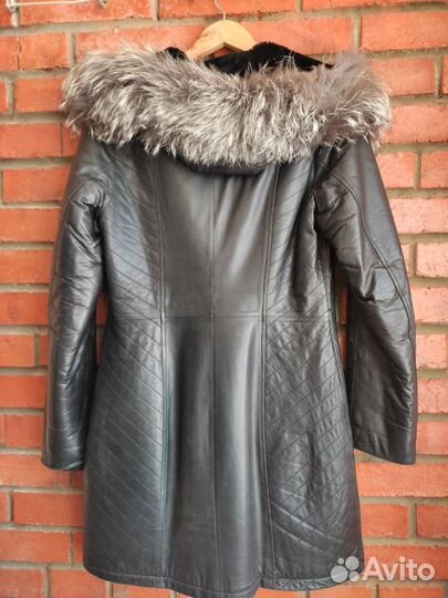 Дубленка натуральная женская 46 размер