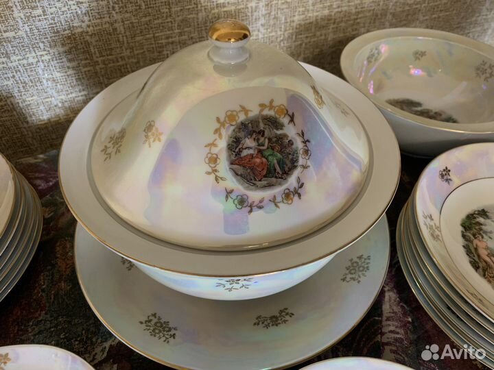 Сервиз столовый «Мадонна» перламутр на 6 персон