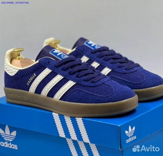 Кроссовки Adidas Gazelle Navy (Арт.64443)