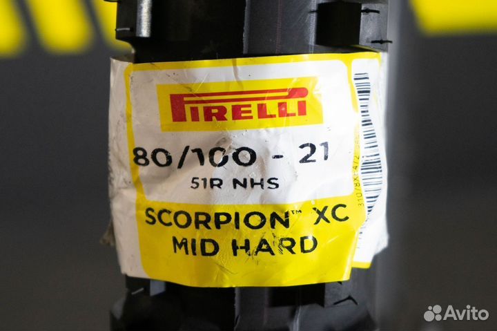 Новая мотошина 80 100 21 Pirelli Scorpion XC Mid