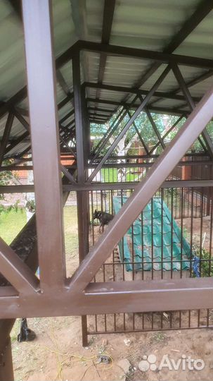 Навесы для автомобиля из металла