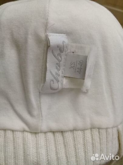 Детская шапка утеплённая 44-46