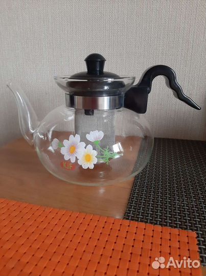 Чайник заварочный стеклянный