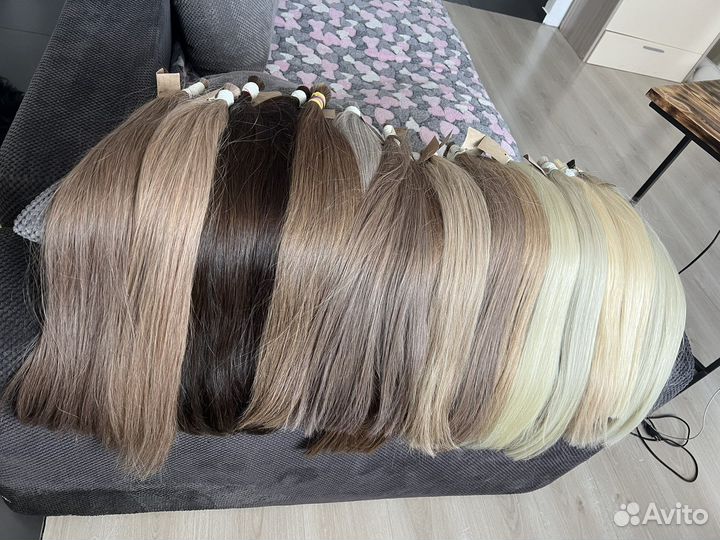 Волосы премиум для наращивания 50-70 см