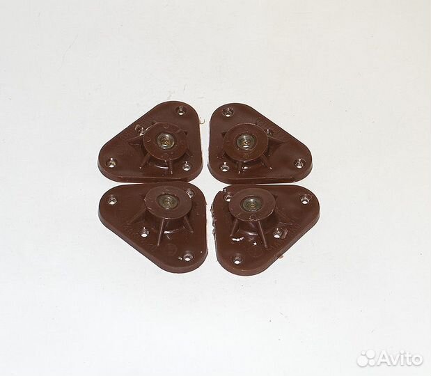 Ножки для аппаратуры мебели черные СССР