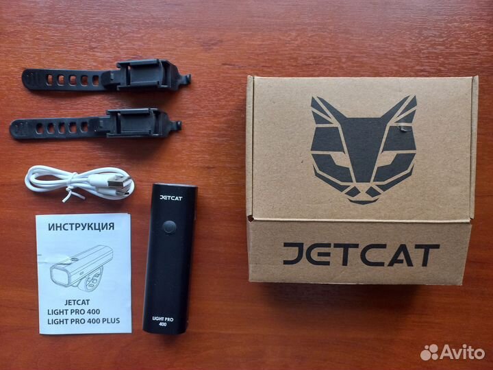 Фонарь велосипедный передний jetcat light PRO 400